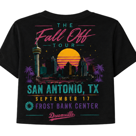 The Fall Off Tour J cole Womens Crop Top