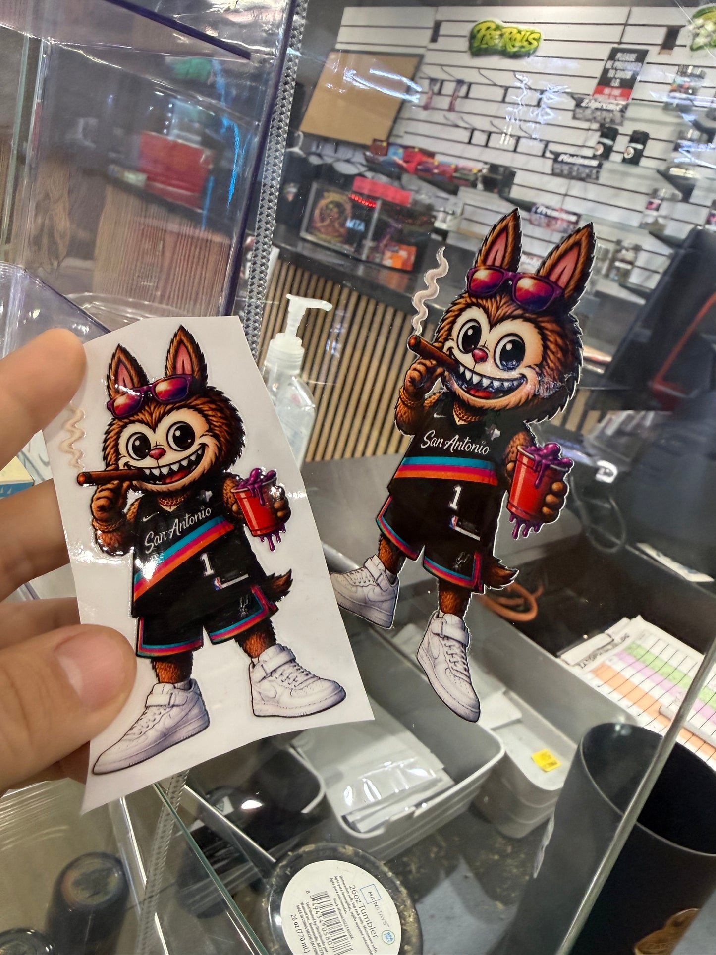 3x3 Custom UV Sticker 66pk