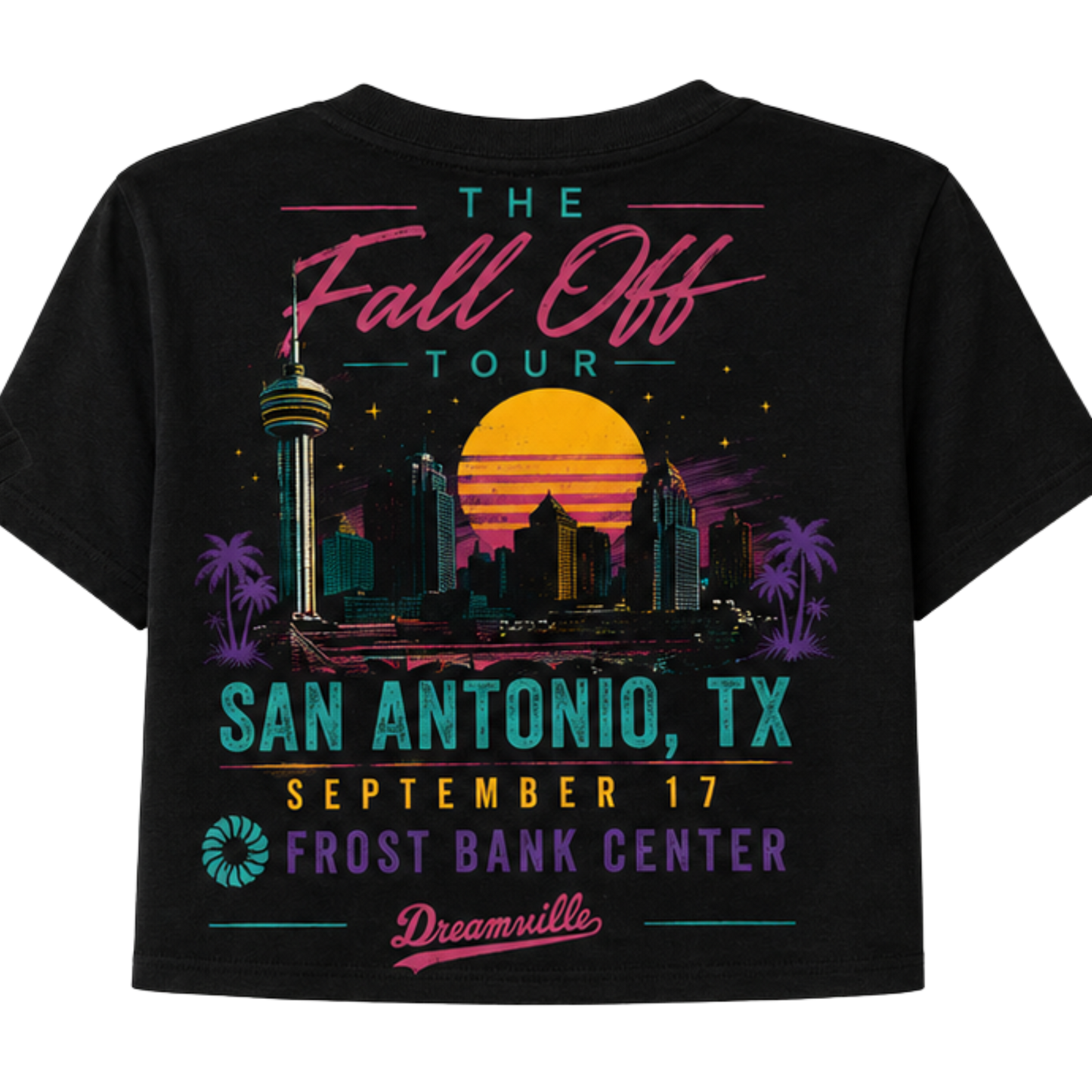 The Fall Off Tour J cole Womens Crop Top